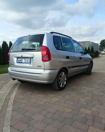 Mitsubishi Space Star cena 9500 przebieg: 99200, rok produkcji 2004 z Nowe Skalmierzyce małe 37